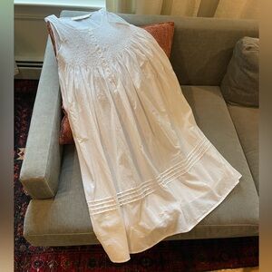 Smocked 100% cotton nightgown one size